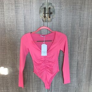 Zara Rushed‎ Bodysuit